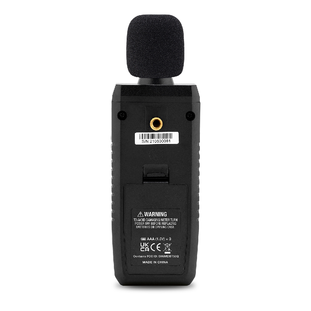 SL250W — MEDIDOR DE SONIDO C/CONECTIVIDAD A BLUEOOTH 30-130dB