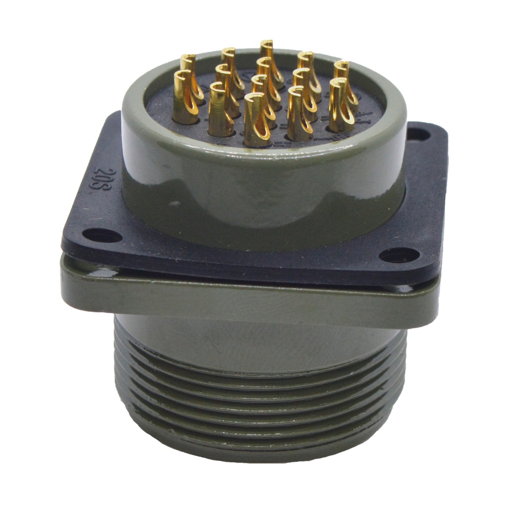 TP-MSK-14PM — CONECTOR TIPO MILITAR 14P SOCKET (CHASSIS) , MACHO
