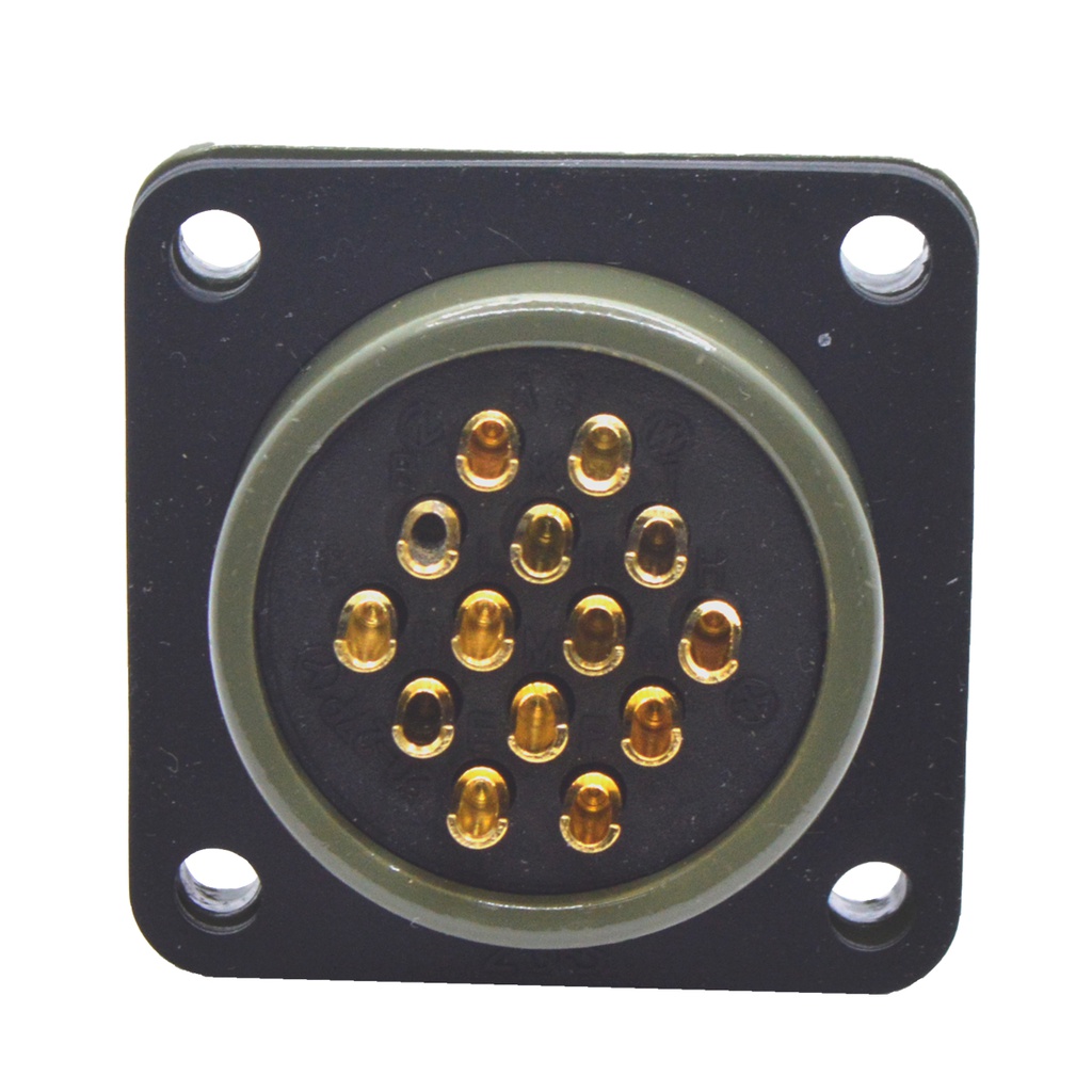 TP-MSK-14PM — CONECTOR TIPO MILITAR 14P SOCKET (CHASSIS) , MACHO
