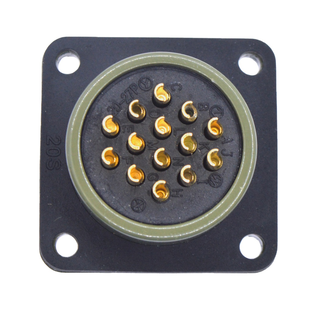 TP-MSK-14PM — CONECTOR TIPO MILITAR 14P SOCKET (CHASSIS) , MACHO