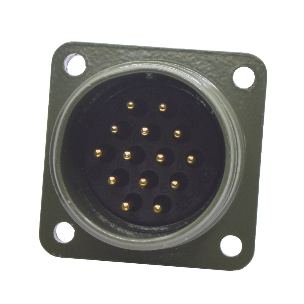 TP-MSK-14PM — CONECTOR TIPO MILITAR 14P SOCKET (CHASSIS) , MACHO