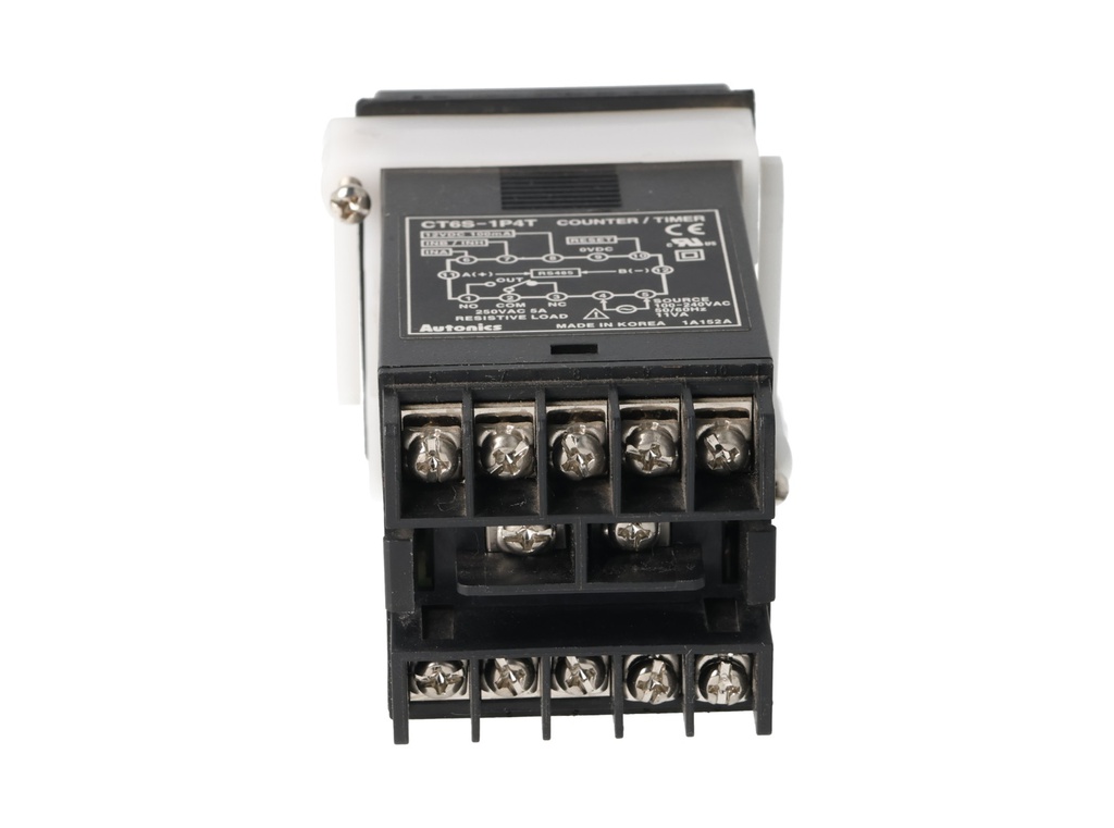 CT6S-1P4T — CONTADOR/TIMER 100-240VCA 1/16DIN 6D, 1PRESET RELAY, SALIDA NPN, RS485, 48X48mm