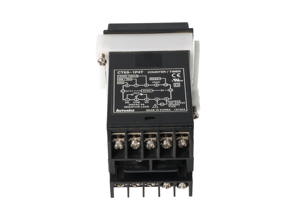 CT6S-1P4T — CONTADOR/TIMER 100-240VCA 1/16DIN 6D, 1PRESET RELAY, SALIDA NPN, RS485, 48X48mm