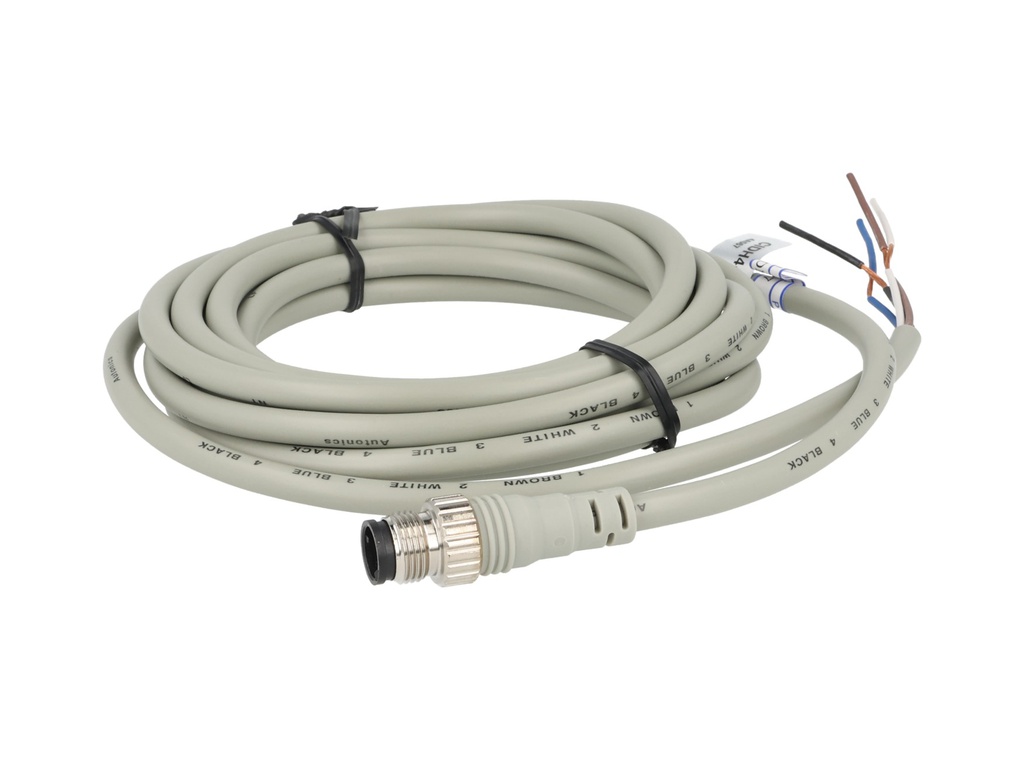 CIDH4-3P - CONECTOR CABLE 3M, M12