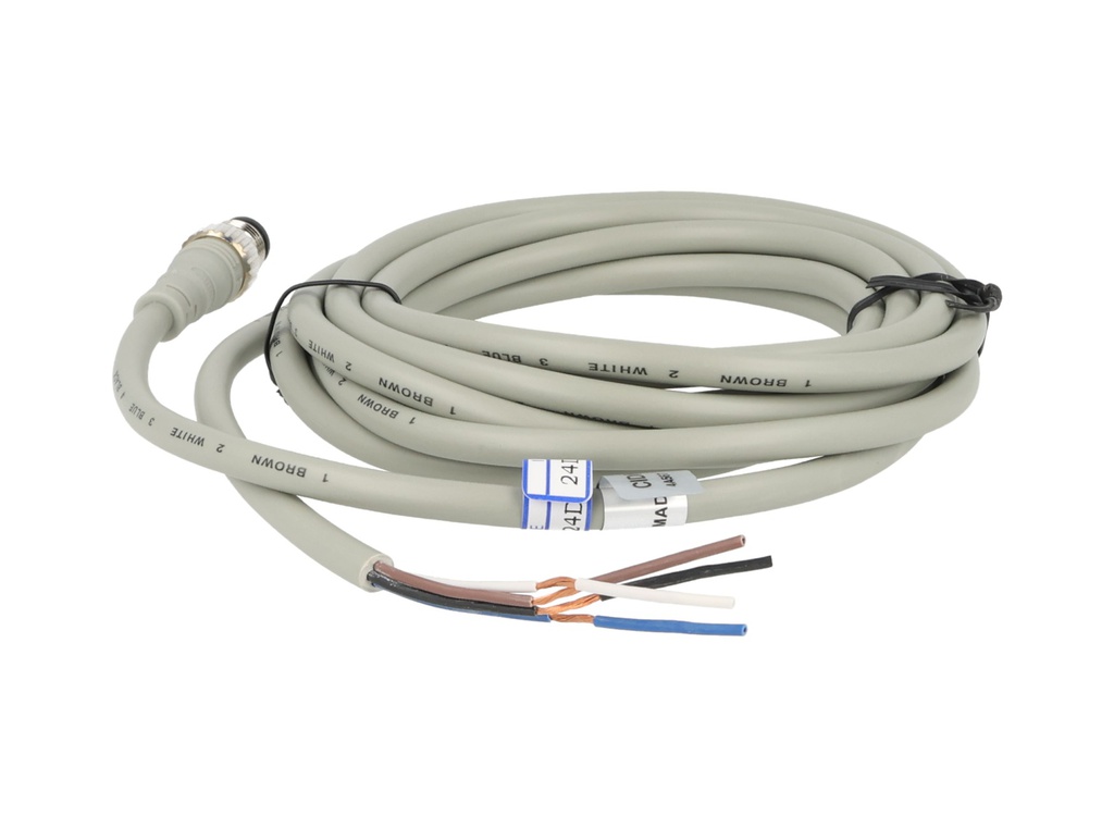 CIDH4-3P - CONECTOR CABLE 3M, M12