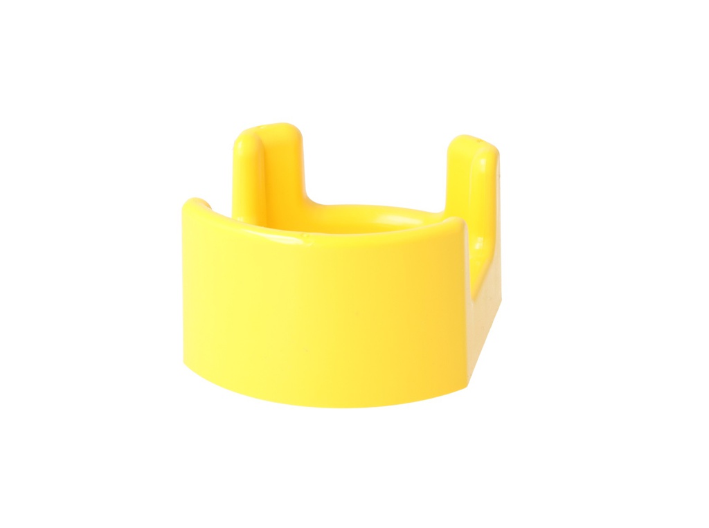 SA-EG2 — GUARDA DE PROTECCION PARA PULSADOR DE EMERGENCIA GRANDE, COLOR AMARILLO, DIMENSIONES D80mmx D22.5mm x 38.5mm
