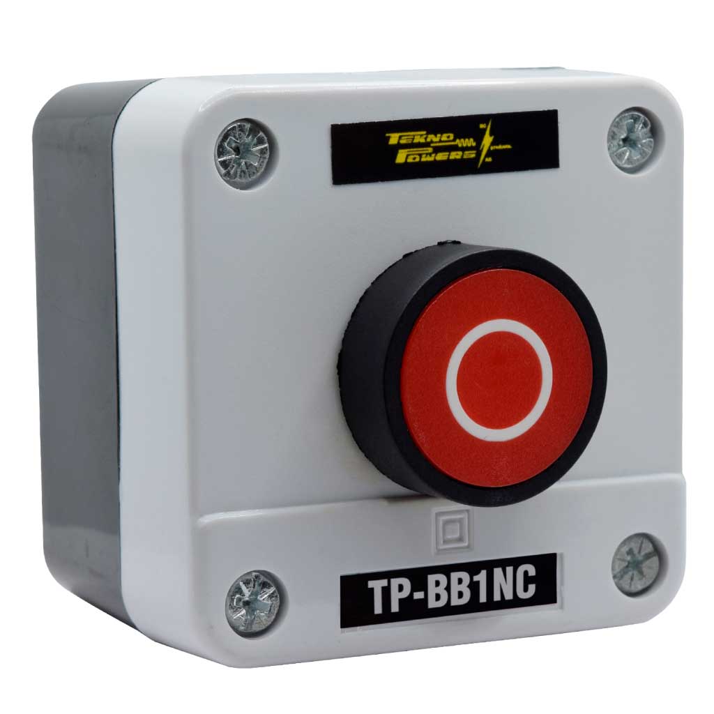 TP-BB1NC — PULSADOR EN CAJA 1NC *ALTO* 3A 240V*NO SON A PRUEBA DE EXPLOSION*