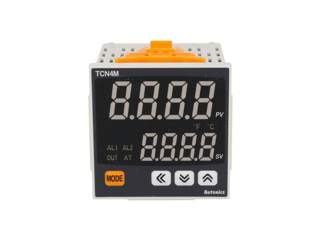 TCN4M-24R — CONTROL DE TEMPERATURA 72X72 DOBLE DISPLAY EQUIV. AX7-1A 