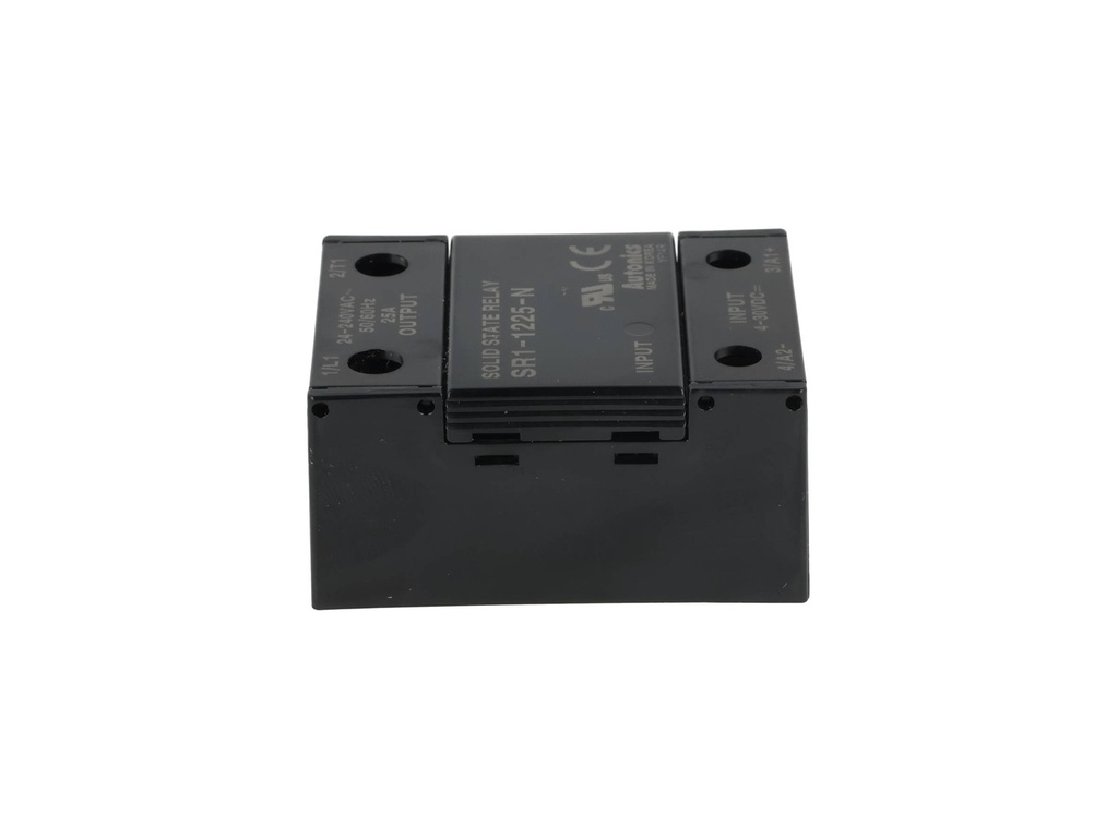 SR1-1225-N — RELEVADOR ESTADO SOLIDO 24-240VCA, ENTRADA 4-30VCD 25A