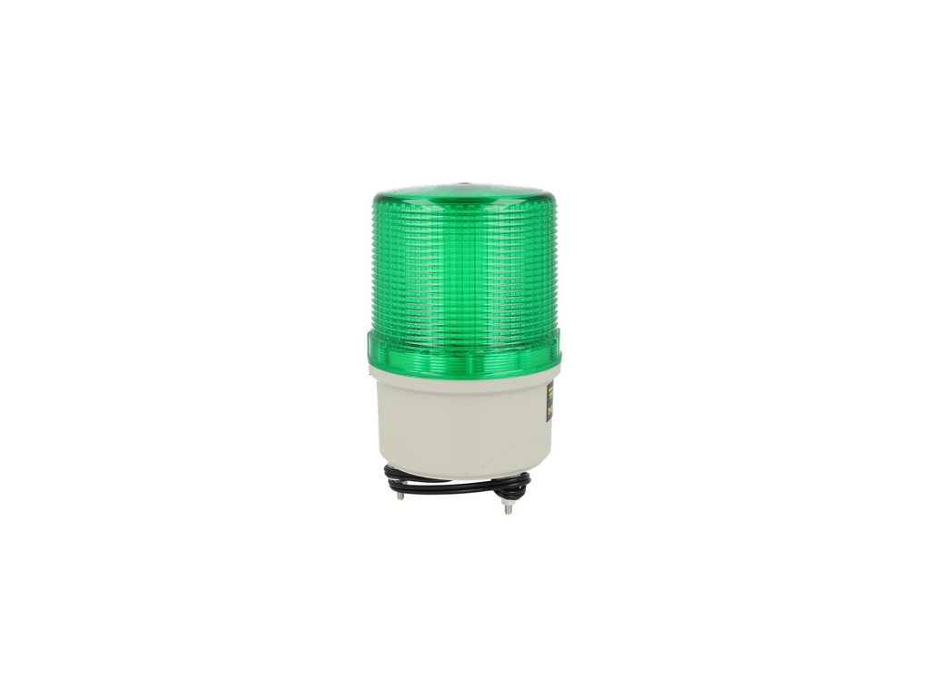 TP-SL100G24 — TORRETA ROTATIVA TIPO LED VERDE 24VCA/CDIP65, CON SOPORTE A PARED