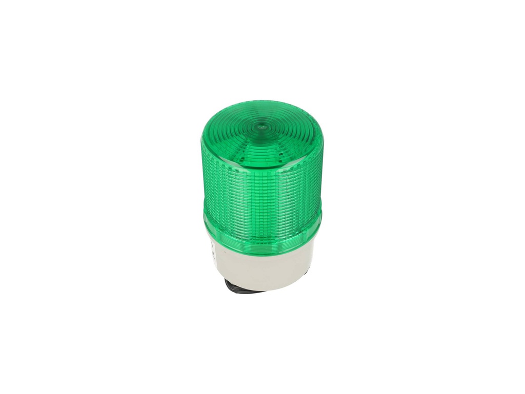 TP-SL100G24 — TORRETA ROTATIVA TIPO LED VERDE 24VCA/CDIP65, CON SOPORTE A PARED