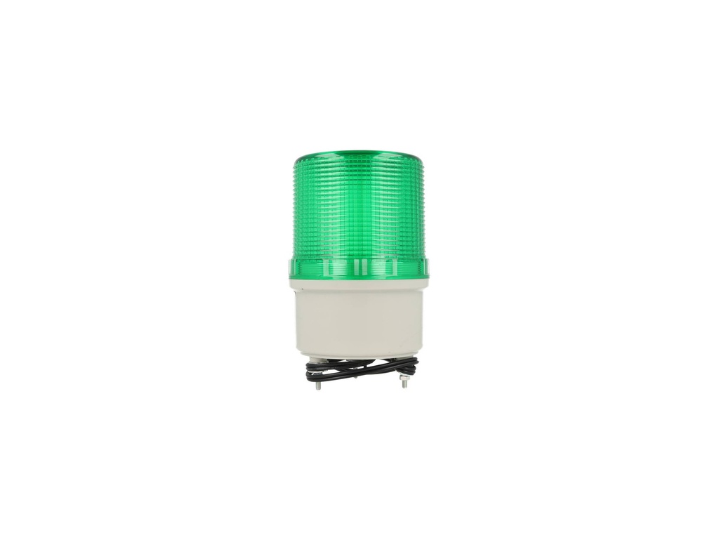 TP-SL100G24 — TORRETA ROTATIVA TIPO LED VERDE 24VCA/CDIP65, CON SOPORTE A PARED