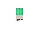 TP-SL100G24 — TORRETA ROTATIVA TIPO LED VERDE 24VCA/CDIP65, CON SOPORTE A PARED