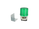 TP-SL100G24 — TORRETA ROTATIVA TIPO LED VERDE 24VCA/CDIP65, CON SOPORTE A PARED