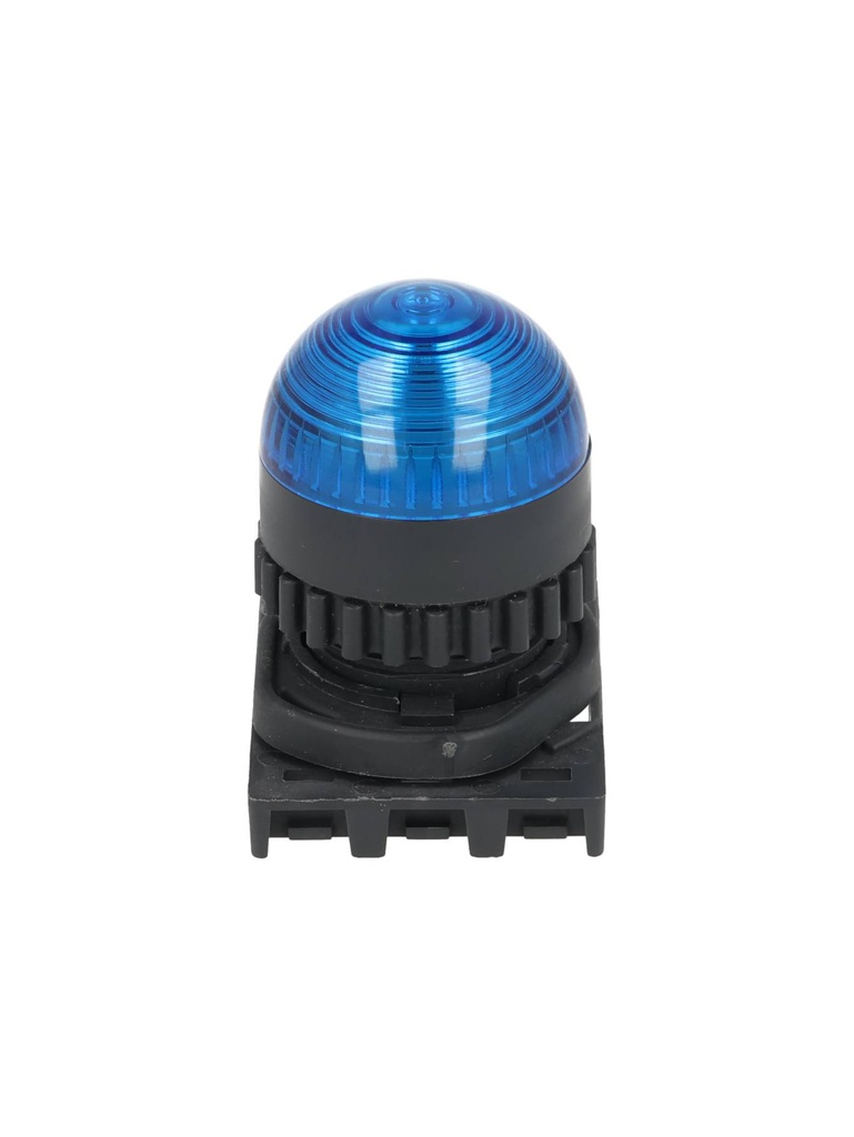 L2RR-L1B — LAMPARA PILOTO LED AZUL 22mm, TIPO DOMO, 