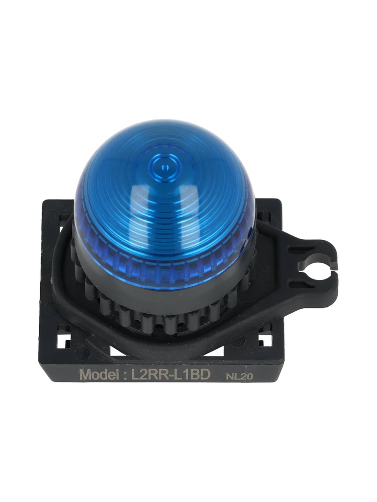 L2RR-L1B — LAMPARA PILOTO LED AZUL 22mm, TIPO DOMO, 