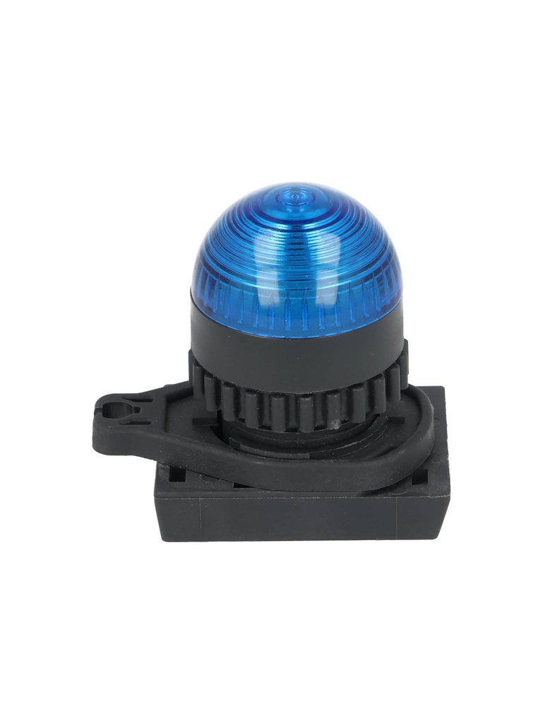 L2RR-L1B — LAMPARA PILOTO LED AZUL 22mm, TIPO DOMO, 