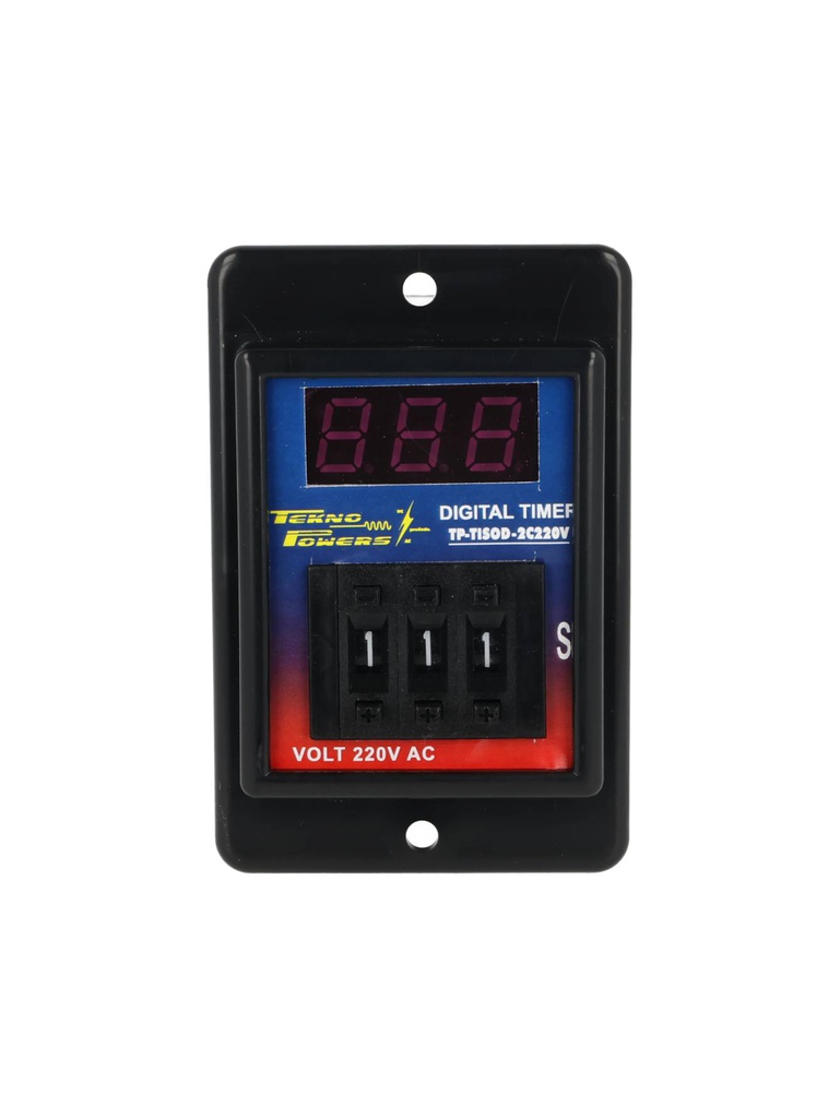 TP-TISOD-2C220V — TIMER D 999 SEG, MANUAL, 220VCA, 2 CONTACTOS, 5AMP., 8 PINES