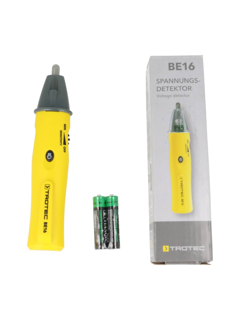 BE16 — DETECTOR DE TENSION 5V-1.000VCA, 50-400Hz, 0 °C a 40 °C