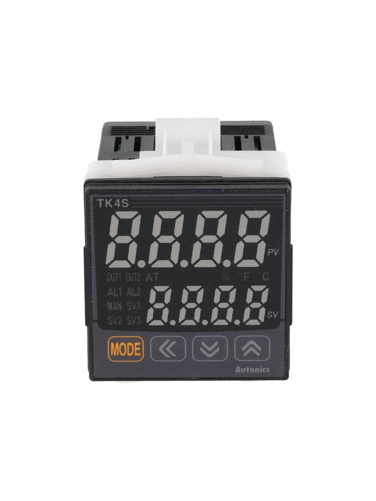 TK4S-14SN — CONTROL DE TEMPERATURA 1/16 DIN, 1 ALARMA, SALIDA DE VOLTAJE SSRP, 100-240VCA