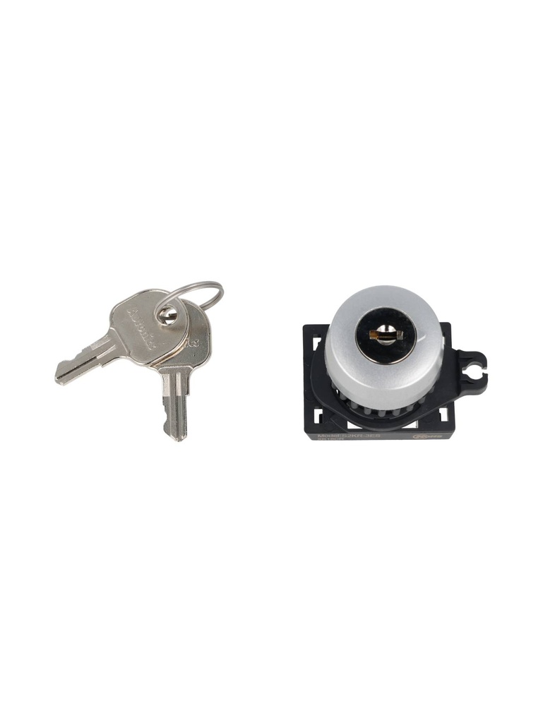 S2KR-3ES — SWITCH SELECTOR CON LLAVE 22/25MM, 3 POSICIONES