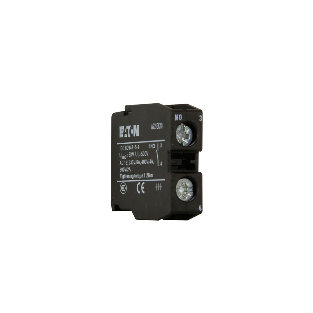 A22-EK01C — BLOQUE DE CONTACTO CON INTERRUPTOR 1 POL