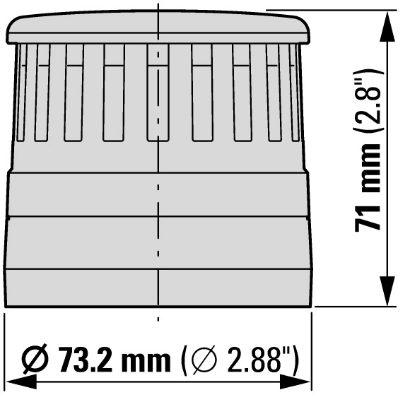 SL7-AP24 — MODULO ACUSTICO CONTINUO PULSO,100dB,