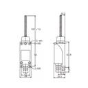 XZ-8/167 — MICROSWITCH DE FINAL DE CARRERA RESORTE