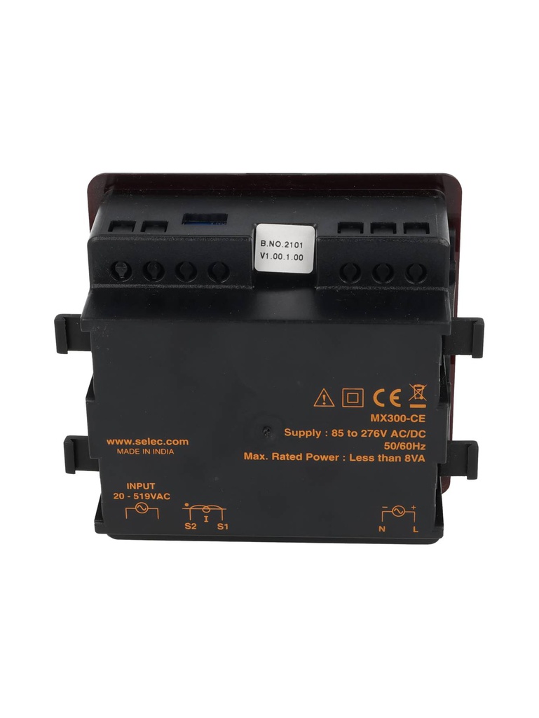 MX300 — MEDIDOR UNIVERSAL 10, 96X96, VOLTAJE, CORRIENTE, POTENCIA, FACTOR DE POTENCIA Y FRECUENCIA