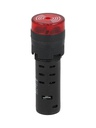 BLIR16R-12/24V — BUZZER INTERMITENTE 16MM ROJO 12-24V 85DB "NO SON A PUEBA DE EXPLOSIÓN!