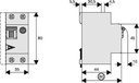 PKNM-25/1N/C/003 — BREAKER 25 A, 30 mA COMBINADO + DIFERENC