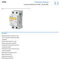 PKNM-25/1N/C/003 — BREAKER 25 A, 30 mA COMBINADO + DIFERENC