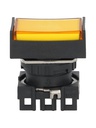 S16PRT-H3Y — BOTON PULSADOR RECTANGULAR AMARILLO 16mm ILUMINADO SIN CONTACTO Y LED INCLUIDO 