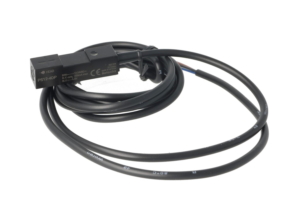 PS12-4DP— SENSOR INDUCTIVO R PNP, NA, SENSADO DE 4MM, 10-30VCD