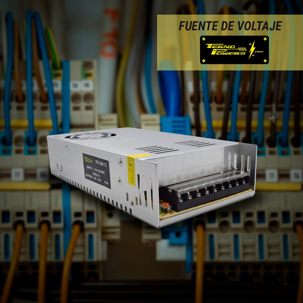 TPSR-150-12 — FUENTE DE VOLTAJE PARA RIEL, 12VCD, 12.5A, 150W, 100-240VCA, 100LX 110DX 90W mm