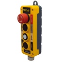 TP-COBE-3B — ESTACION COLGANTE DE BOTONES, 3NA + 1NC, PULSADOR DE EMERGENCIA, 10 (6) A/400V, 1 BLANCO, 2 NEGROS, 10A/660VAC *NO SON A PORUEBA DE EXPLOSION*