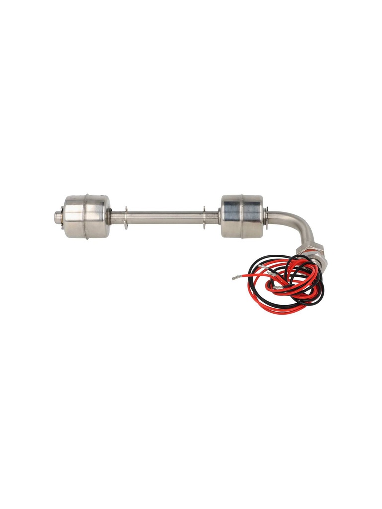 TP-L2SC-150 — FLOTADOR DOBLE CURVO DE NIVEL 150MM  ACERO INOXIDABLE 304, 200Cº 240VCA/100VCD/2A ROSCA 1/8"