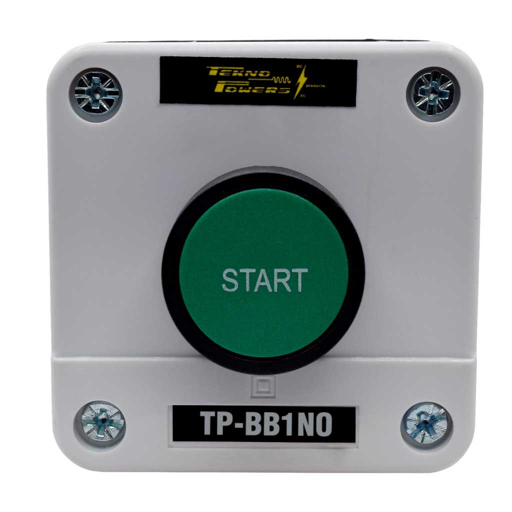 TP-BB1NO — PULSADOR EN CAJA 1NA *INICIO* 3A 240V*NO SON A PRUEBA DE EXPLOSION*