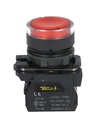 TP-XB5-LR — BOTON PULSADOR PLASTICO CON LED ROJO NC22mm 220/240VCA *NO SON A PRUEBA DE EXPLOSION*