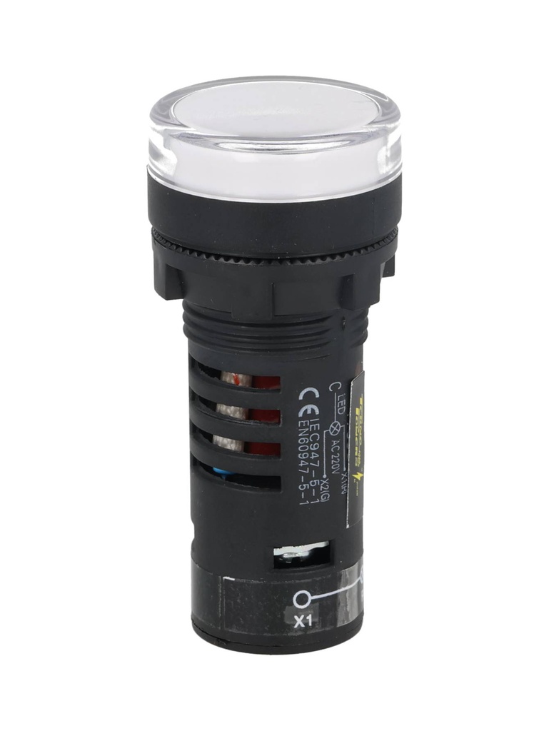 TP-LI22-RG — LAMPARA PILOTO LED BICOLOR 22mm 110/220VCA ROJO-VERDE PLASTICO *NO SON A PRUEBA DE EXPLOSION*