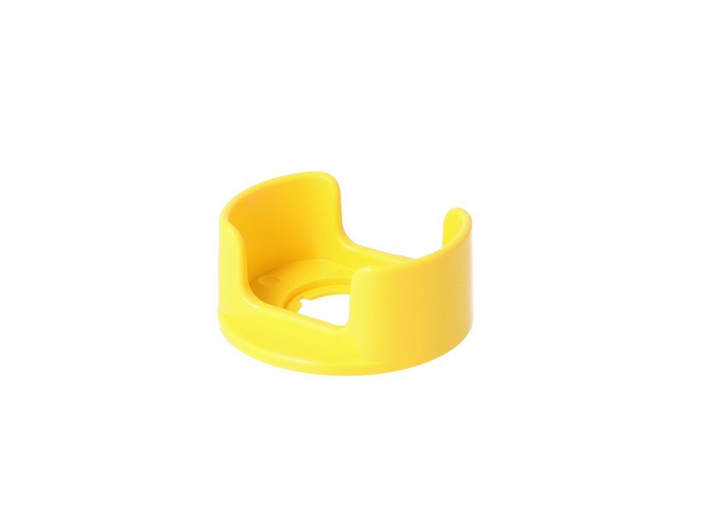 SA-EG1 — GUARDA DE PROTECCION PARA PULSADOR DE EMERGENCIA PEQUEÑO, COLOR AMARILLO, DIMENSIONES D60mm x D22.5mm x 25, 2mm