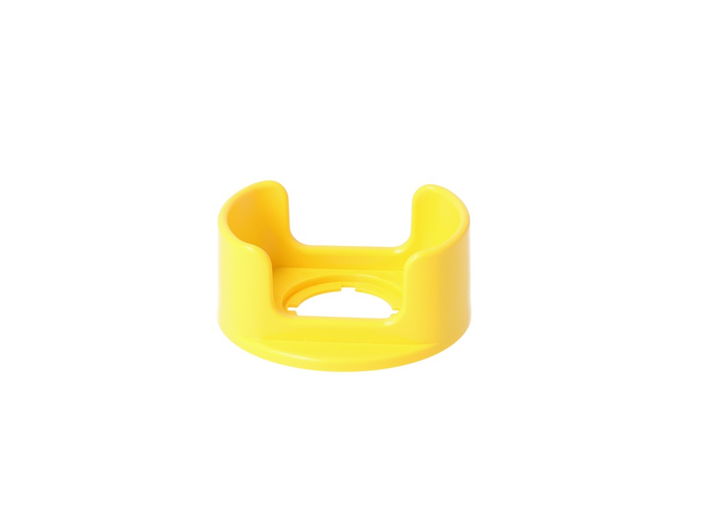 SA-EG1 — GUARDA DE PROTECCION PARA PULSADOR DE EMERGENCIA PEQUEÑO, COLOR AMARILLO, DIMENSIONES D60mm x D22.5mm x 25, 2mm