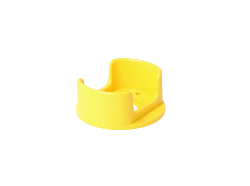 SA-EG1 — GUARDA DE PROTECCION PARA PULSADOR DE EMERGENCIA PEQUEÑO, COLOR AMARILLO, DIMENSIONES D60mm x D22.5mm x 25, 2mm