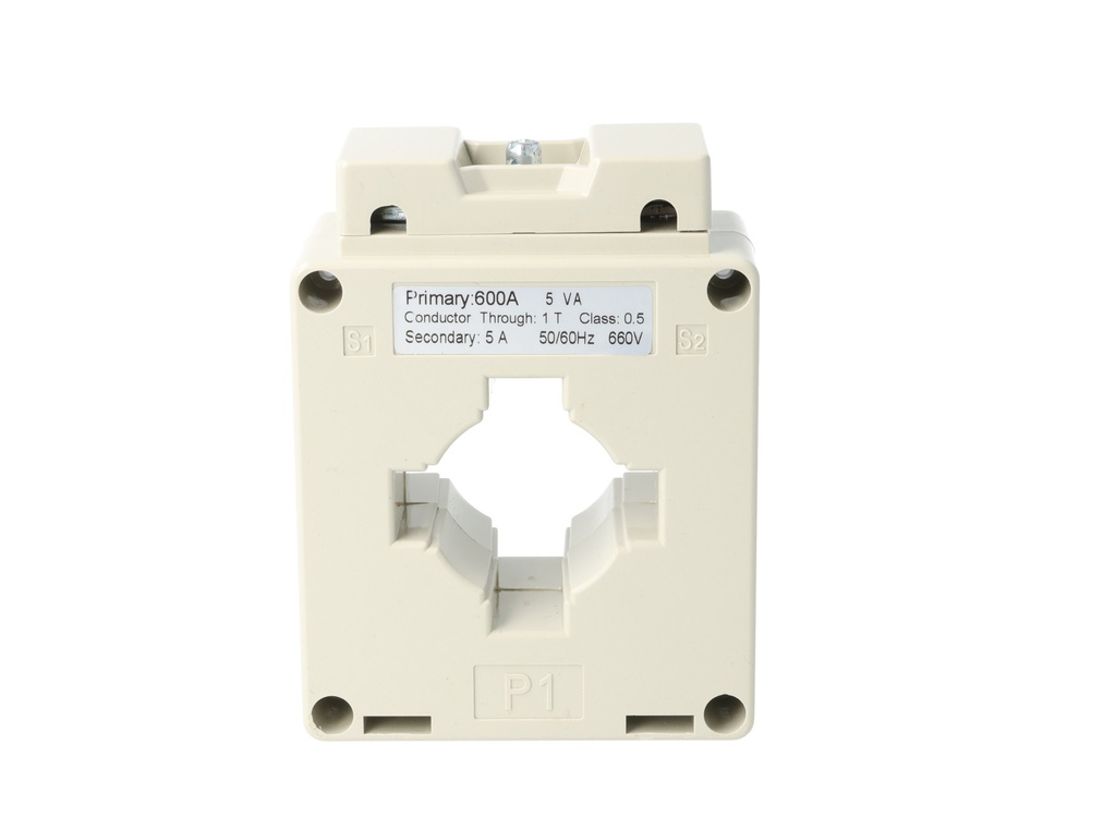 MSQ40-600-5 — TRANSFORMADOR DE CORRIENTE (DONA) 600/5A VENTANA 40 X 10mm 660VMAX CLASE 1.5