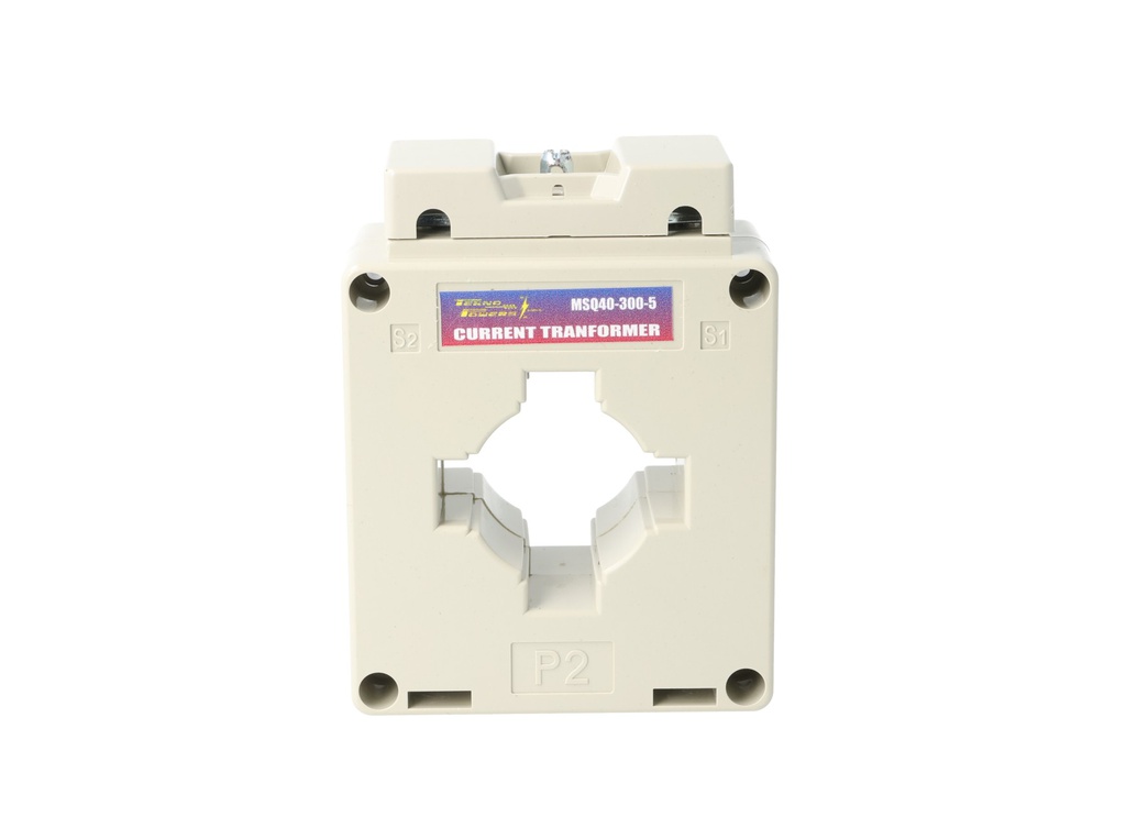 MSQ40-300-5 — TRANSFORMADOR DE CORRIENTE (DONA) 300/5A VENTANA 40 X 10mm, 660VMAX. CLASE 1.5