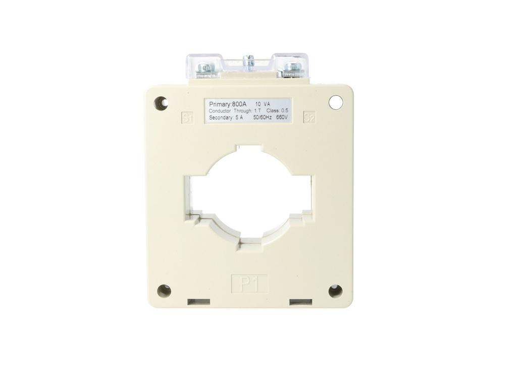 MSQ60-800-5 — TRANSFORMADOR DE CORRIENTE (DONA) 800/5A VENTANA 60 X 20mm 600VMAX CLASE 1.5