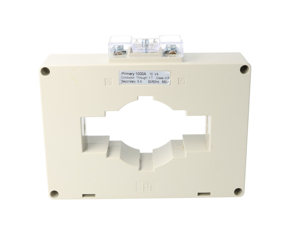 MSQ100-1000-5 — TRANSFORMADOR DE CORRIENTE (DONA) 1000/5AVENTANA 100 X 10mm 660VMAX CLASE 1.5