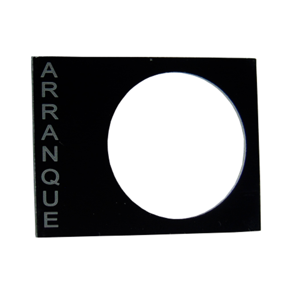 2LP01SP — 0.944PLACA LEYENDA  ARRANQUE