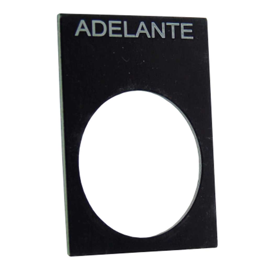 2LP03SP — 22MM PLACA LEYEDA  ADELANTE