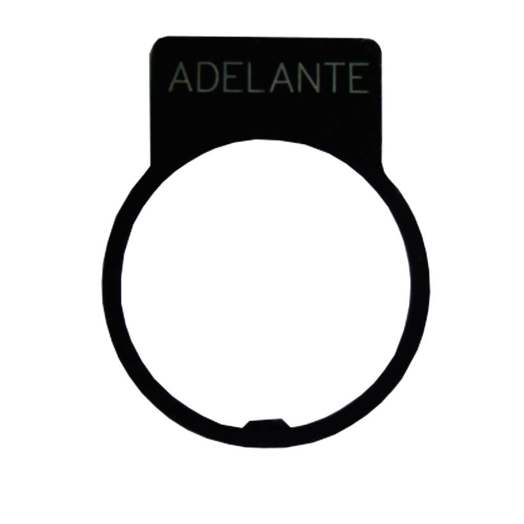 LP03SP — 30MM PLACA LEYENDA  ADELANTE